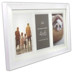 Top 10 ⌛ 12 Pack: 3 Opening White 4" x 6" Collage Frame with Fillet Mat, Expressions™ by Studio Décor® by Studio Decor 🎉 -Studio Decor shop 10625711 3 1