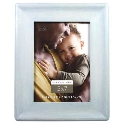 Promo βοΈ Light Blue Rounded 5" x 7" Frame, Expressions™ by Studio Décor® by Studio Decor π€©