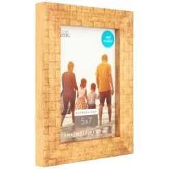 Brand new ⭐ Basket Weave 5" x 7" Frame, Expressions™ by Studio Décor® by Studio Decor 😀 -Studio Decor shop 10625974 3