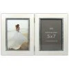 Discount 🛒 12 Pack: 2 Opening White & Silver 5" x 7" Hinged Frame, Expressions™ by Studio Décor® by Studio Decor 🧨