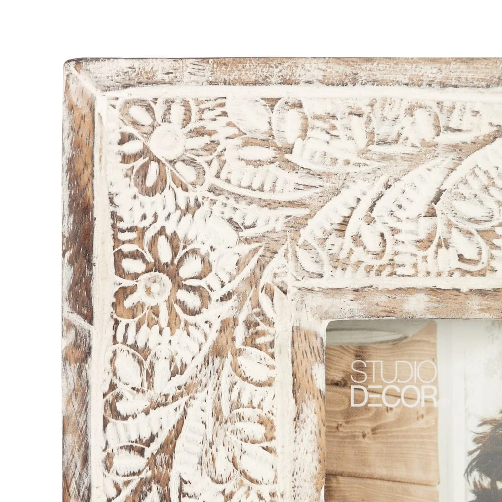 Brand new ❤️ Brown & White Floral 4" x 6" Frame, Expressions™ by Studio Décor® by Studio Decor ✔️ 4 Brand new ❤️ Brown & White Floral 4" x 6" Frame, Expressions™ by Studio Décor® by Studio Decor ✔️ - Image 4