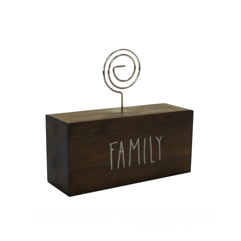 Hot Sale π 24 Pack: Walnut Family Block Clip Frame by Studio Décor® by Studio Decor β 2 Hot Sale π 24 Pack: Walnut Family Block Clip Frame by Studio Décor® by Studio Decor β - Image 2