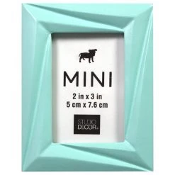 Promo β Aqua Faceted Mini Frame by Studio Décor® by Studio Decor π