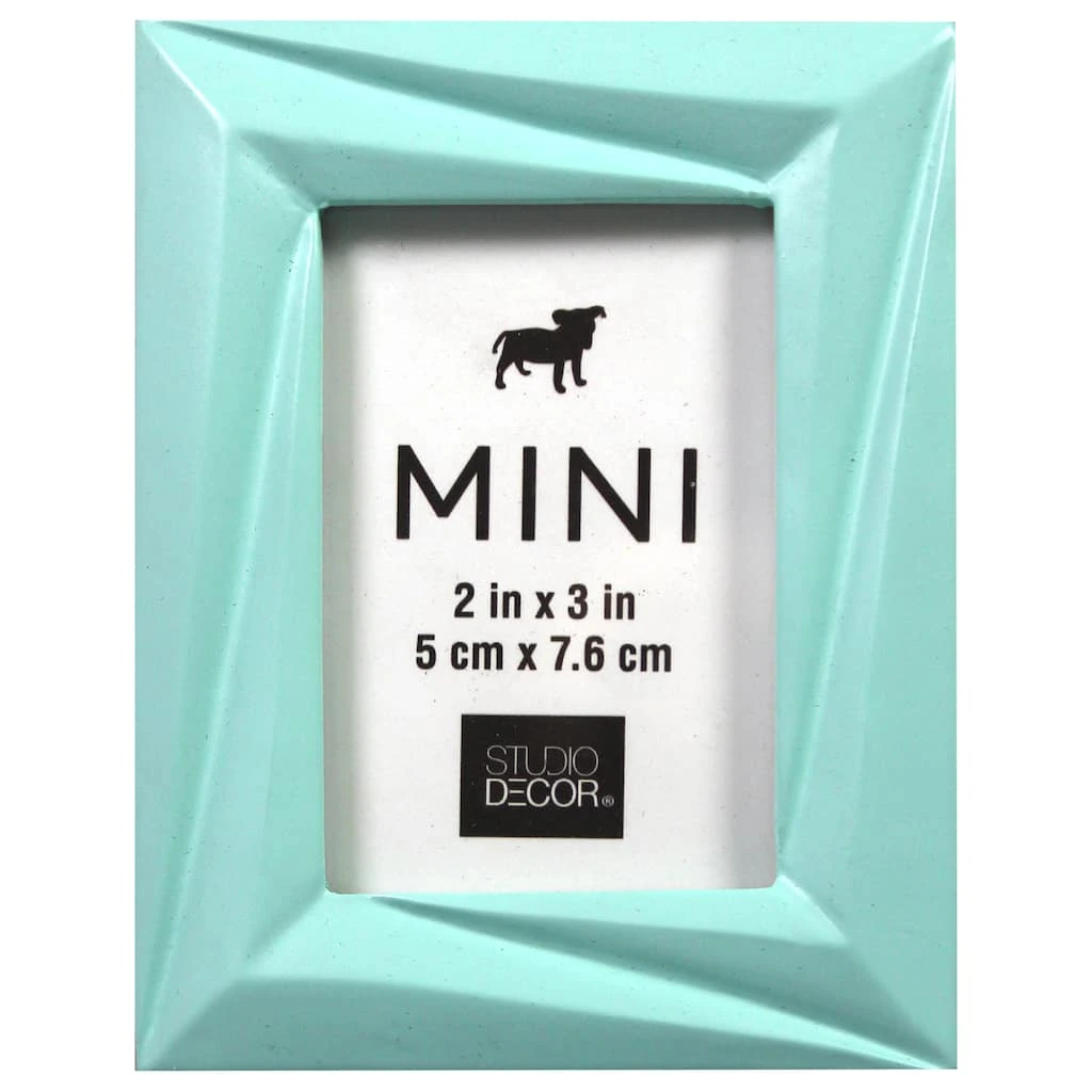 Promo β Aqua Faceted Mini Frame by Studio Décor® by Studio Decor π 1 Promo β Aqua Faceted Mini Frame by Studio Décor® by Studio Decor π