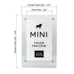 Best reviews of 🌟 Clear Slanted 2" x 3" Mini Frame by Studio Décor® by Studio Decor ✔️ -Studio Decor shop 10635538 3