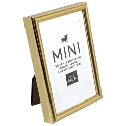 Deals ✔️ 24 Pack: Gold Distressed 2" x 3" Mini Frame with Mat by Studio Décor® by Studio Decor 🧨 -Studio Decor shop 10635544 3 1