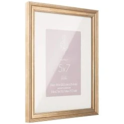 Best Sale 😉 Gold Narrow 5" x 7" with Mat Frame, Aspect by Studio Décor® by Studio Decor 👏 -Studio Decor shop 10639139 3