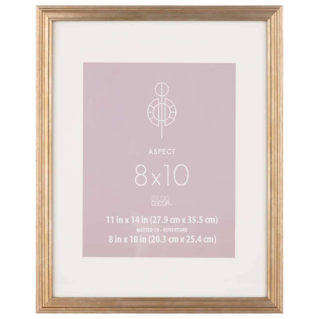 Best Pirce π Gold Narrow 8" x 10" with Mat Frame, Aspect by Studio Décor® by Studio Decor βοΈ 1 Best Pirce π Gold Narrow 8" x 10" with Mat Frame, Aspect by Studio Décor® by Studio Decor βοΈ