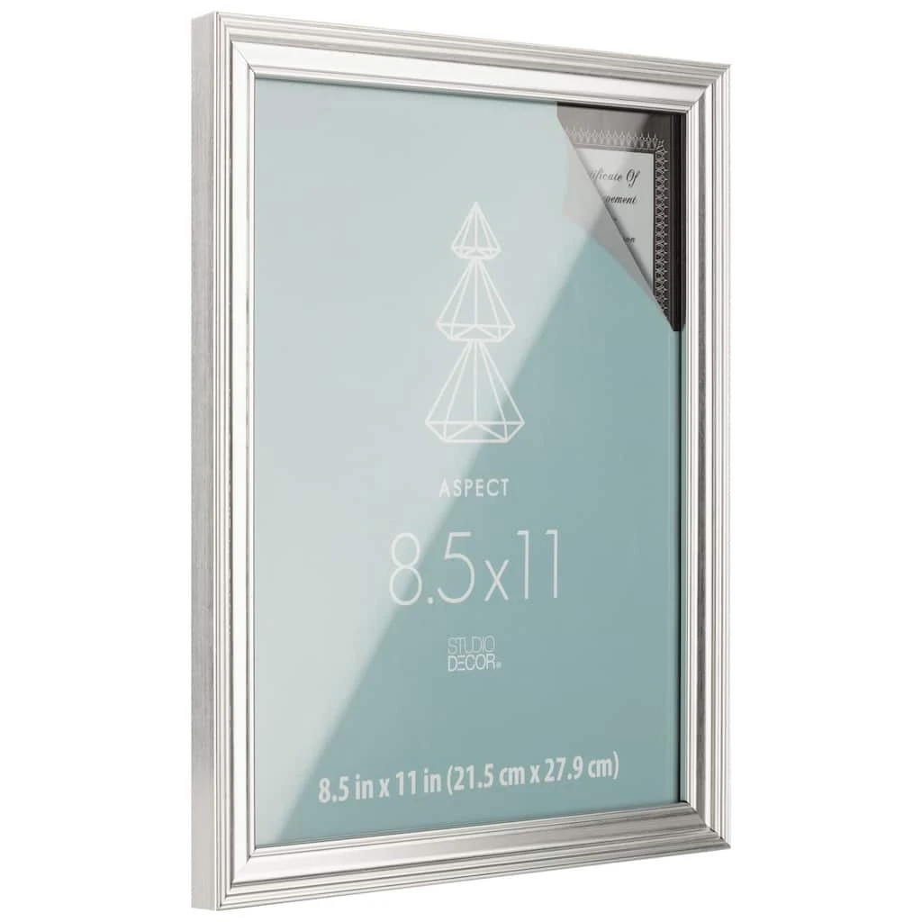 Coupon β Silver Narrow 8.5" x 11" Frame, Aspect by Studio Décor® by Studio Decor π 3 Coupon β Silver Narrow 8.5" x 11" Frame, Aspect by Studio Décor® by Studio Decor π - Image 3