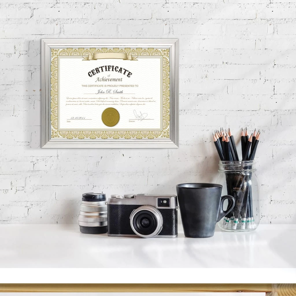 Coupon β Silver Narrow 8.5" x 11" Frame, Aspect by Studio Décor® by Studio Decor π 5 Coupon β Silver Narrow 8.5" x 11" Frame, Aspect by Studio Décor® by Studio Decor π - Image 5