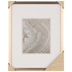 Deals 🤩 6 pack: 8" x 10" Metallic Gold Inner Slant Frame with Mat, Gallery by Studio Décor® by Studio Decor 🥰 -Studio Decor shop 10639147 6 1