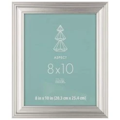 Best Sale 🧨 Silver Wide 8" x 10" Frame, Aspect by Studio Décor® by Studio Decor ⌛