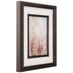 Brand new 💯 5" x 7" Metallic Bronzed Beaded Frame with Mat, Gallery by Studio Décor® by Studio Decor ⭐ -Studio Decor shop 10639176 3