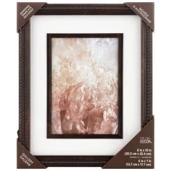 Brand new 💯 5" x 7" Metallic Bronzed Beaded Frame with Mat, Gallery by Studio Décor® by Studio Decor ⭐ -Studio Decor shop 10639176 6