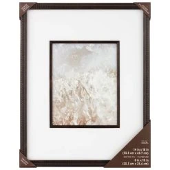 Coupon ❤️ 8" x 10" Metallic Bronzed Beaded Frame with Mat, Gallery by Studio Décor® by Studio Decor 🎉 -Studio Decor shop 10639188 6