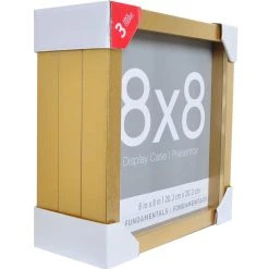 Flash Sale ⭐ 3 Pack Gold Fundamentals 8" x 8" Display Case by Studio Décor® by Studio Decor 🔥 -Studio Decor shop 10641515 4