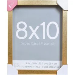 Discount 😀 3 Pack Gold Fundamentals 8" x 10" Display Case by Studio Décor® by Studio Decor 🔔 -Studio Decor shop 10641603 1