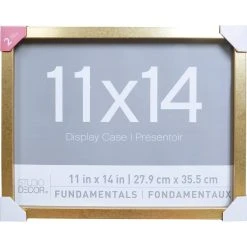 Best Sale 🥰 2 Pack Gold Fundamentals 11" x 14" Display Case by Studio Décor® by Studio Decor ⭐ -Studio Decor shop 10641633 1