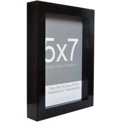 Best Sale 🎁 4 Pack Black Fundamentals Glossy 5" x 7" Shadow Box by Studio Décor® by Studio Decor 🎁 -Studio Decor shop 10648604 4