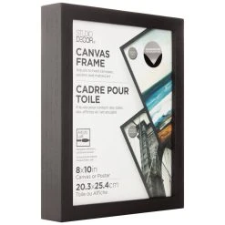 Flash Sale 😉 Black Canvas Frame by Studio Décor® by Studio Decor 🌟 -Studio Decor shop 10649144 8