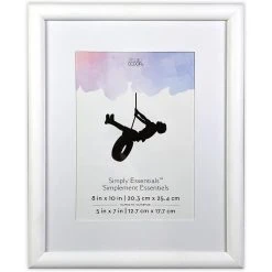 Outlet ✔️ White 5" x 7" Frame with Mat, Simply Essentials™ by Studio Décor® by Studio Decor ✨