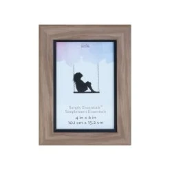 Budget ⭐ Brown with Black Edge 4" x 6" Frame, Simply Essentials™ by Studio Décor® by Studio Decor ✨