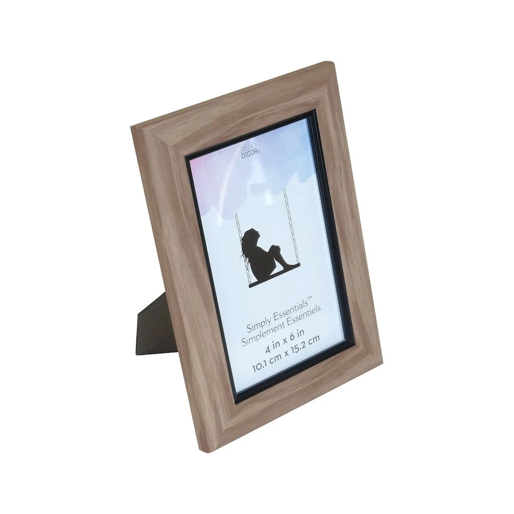 Budget ⭐ Brown with Black Edge 4" x 6" Frame, Simply Essentials™ by Studio Décor® by Studio Decor ✨ 6 Budget ⭐ Brown with Black Edge 4" x 6" Frame, Simply Essentials™ by Studio Décor® by Studio Decor ✨ - Image 6