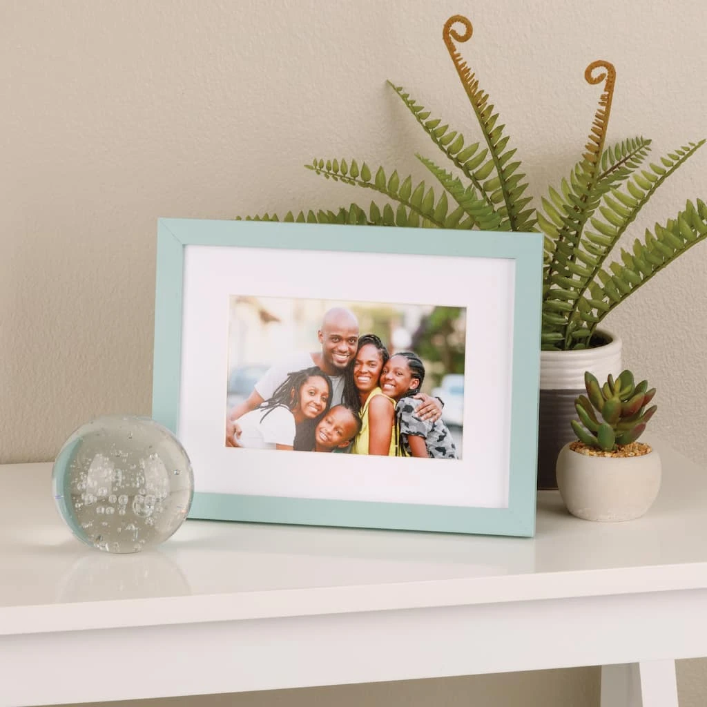 Cheap 🤩 Teal Linear 4" x 6" Frame with Mat, Simply Essentials™ by Studio Décor® by Studio Decor 🛒 4 Cheap 🤩 Teal Linear 4" x 6" Frame with Mat, Simply Essentials™ by Studio Décor® by Studio Decor 🛒 - Image 4