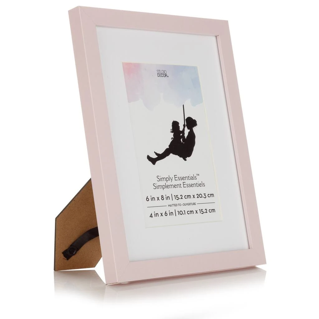 Buy β Pink Linear 4" x 6" Frame with Mat, Simply Essentials™ by Studio Décor® by Studio Decor π 5 Buy β Pink Linear 4" x 6" Frame with Mat, Simply Essentials™ by Studio Décor® by Studio Decor π - Image 5