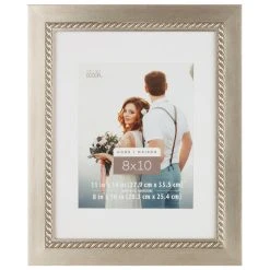 Brand new 🎁 Silver Inner Rope Frame with Mat, Home by Studio Décor® by Studio Decor ✔️