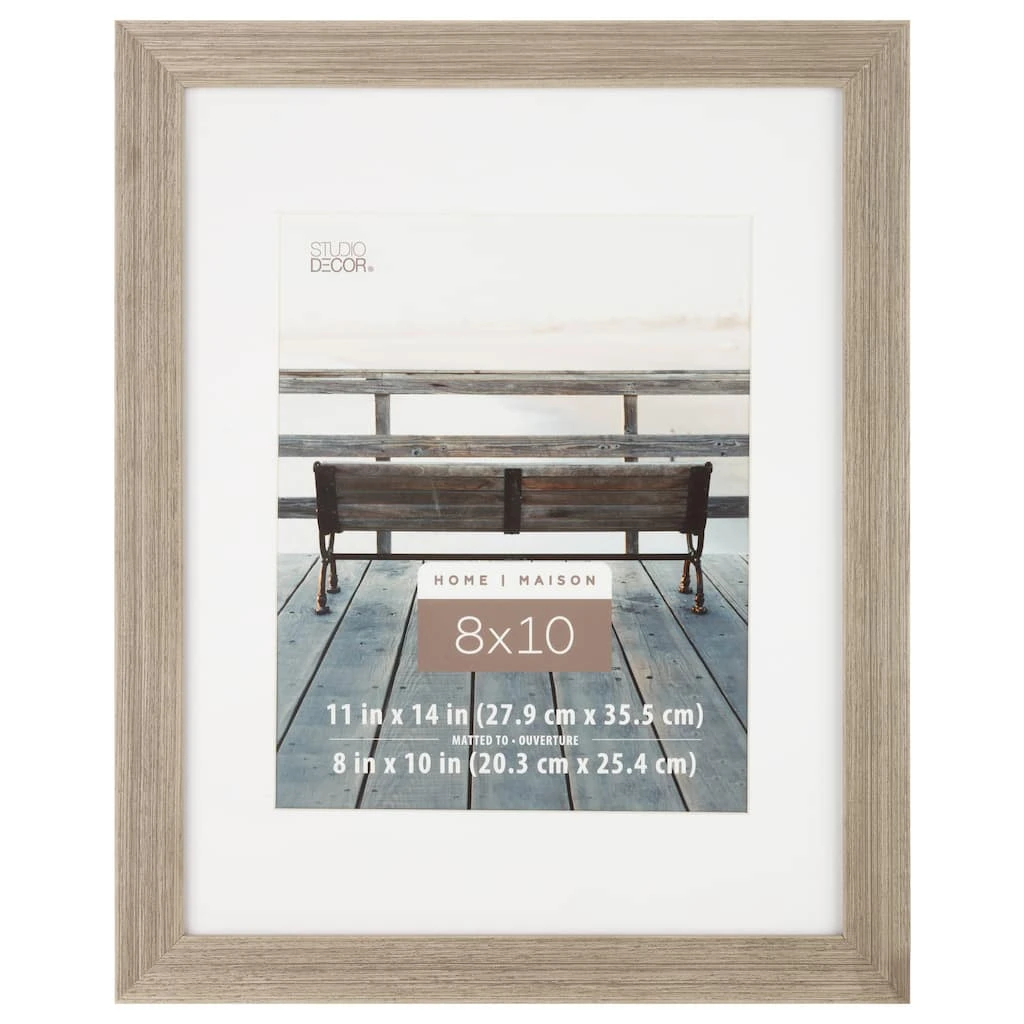 Outlet π 12 Pack: Grey 8" x 10" Frame with Mat, Home by Studio Décor® by Studio Decor 𧨠1 Outlet π 12 Pack: Grey 8" x 10" Frame with Mat, Home by Studio Décor® by Studio Decor π§¨