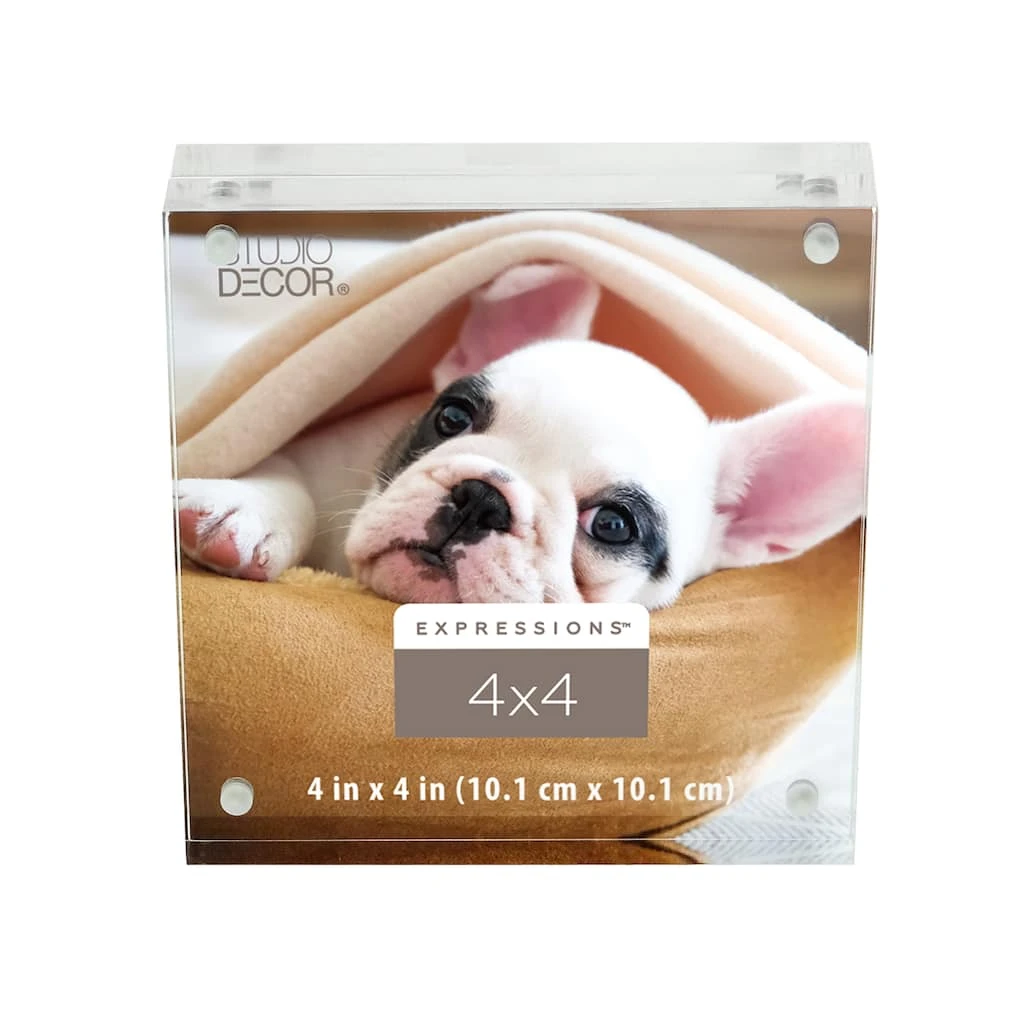 Deals π Clear 4" x 4" Acrylic Block Frame, Expressions™ by Studio Décor® by Studio Decor β¨ 1 Deals π Clear 4" x 4" Acrylic Block Frame, Expressions™ by Studio Décor® by Studio Decor β¨