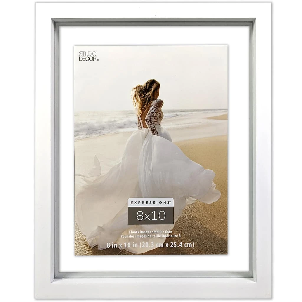 Hot Sale ⭐ White 8" x 10" Float Frame, Expressions™ by Studio Décor® by Studio Decor ⭐ 1 Hot Sale ⭐ White 8" x 10" Float Frame, Expressions™ by Studio Décor® by Studio Decor ⭐