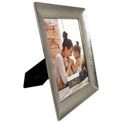 Brand new 🌟 Silver Hammered Metal 5" x 7" Frame, Expressions™ by Studio Décor® by Studio Decor 🧨 -Studio Decor shop 10658032 6