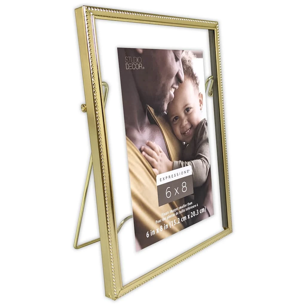 Flash Sale β Gold Beaded 6" x 8" Float Frame, Expressions™ by Studio Décor® by Studio Decor 𧨠3 Flash Sale β Gold Beaded 6" x 8" Float Frame, Expressions™ by Studio Décor® by Studio Decor 𧨠- Image 3