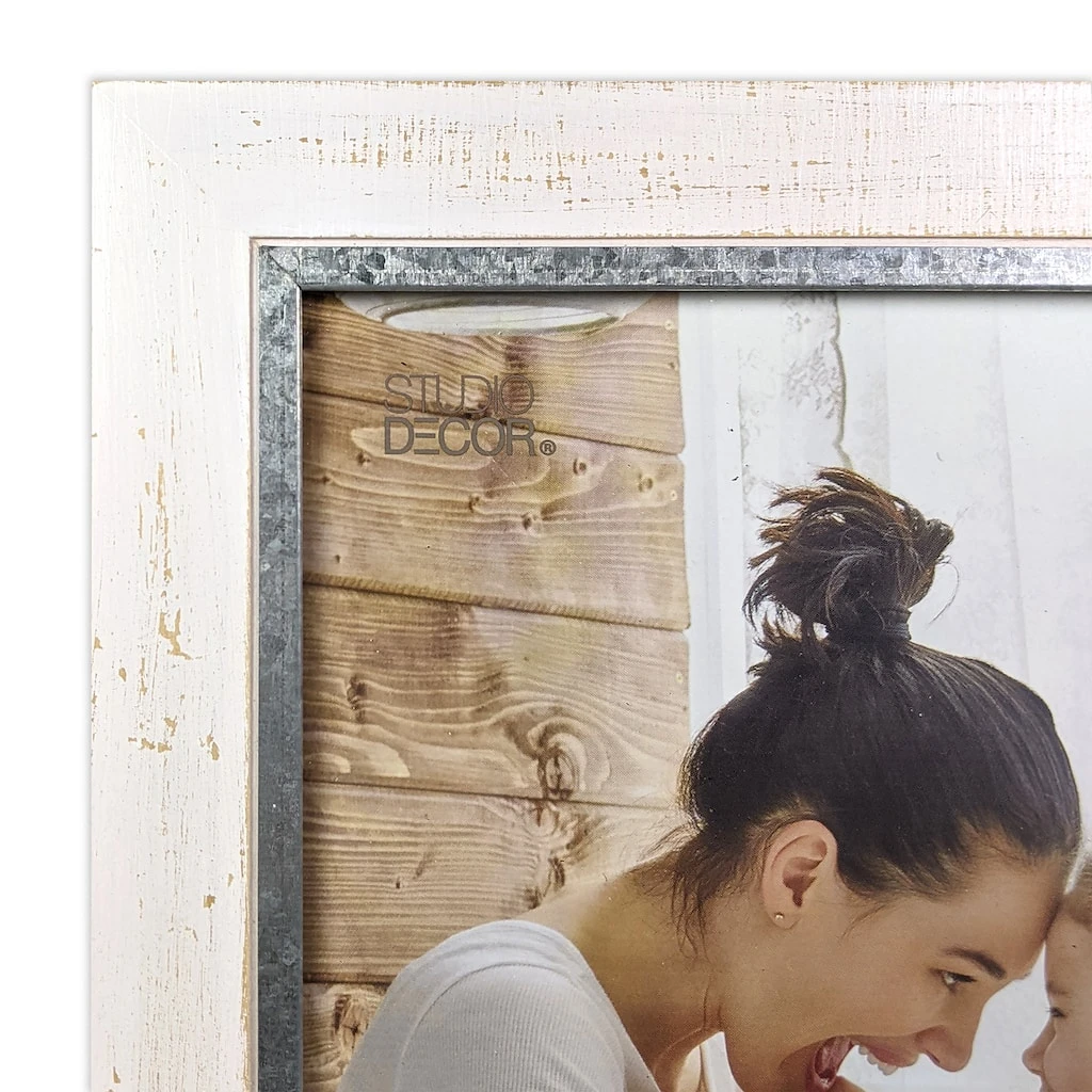 Cheapest β White with Silver Edge 8" x 10" Frame, Expressions™ by Studio Décor® by Studio Decor π 2 Cheapest β White with Silver Edge 8" x 10" Frame, Expressions™ by Studio Décor® by Studio Decor π - Image 2