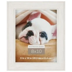 Coupon ⌛ Whitewashed Inner & Outer Lip 8" x 10" Frame, Expressions™ by Studio Décor® by Studio Decor 🛒
