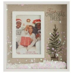 Discount 🛒 White Snowflake 4" x 6" Shadowbox Frame, Christmas by Studio Décor® by Studio Decor ❤️