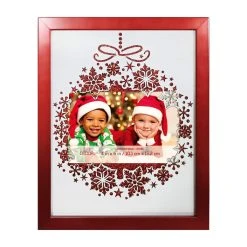Promo ⭐ Christmas Ornament 4" x 6" Frame by Studio Décor® by Studio Decor ❤️
