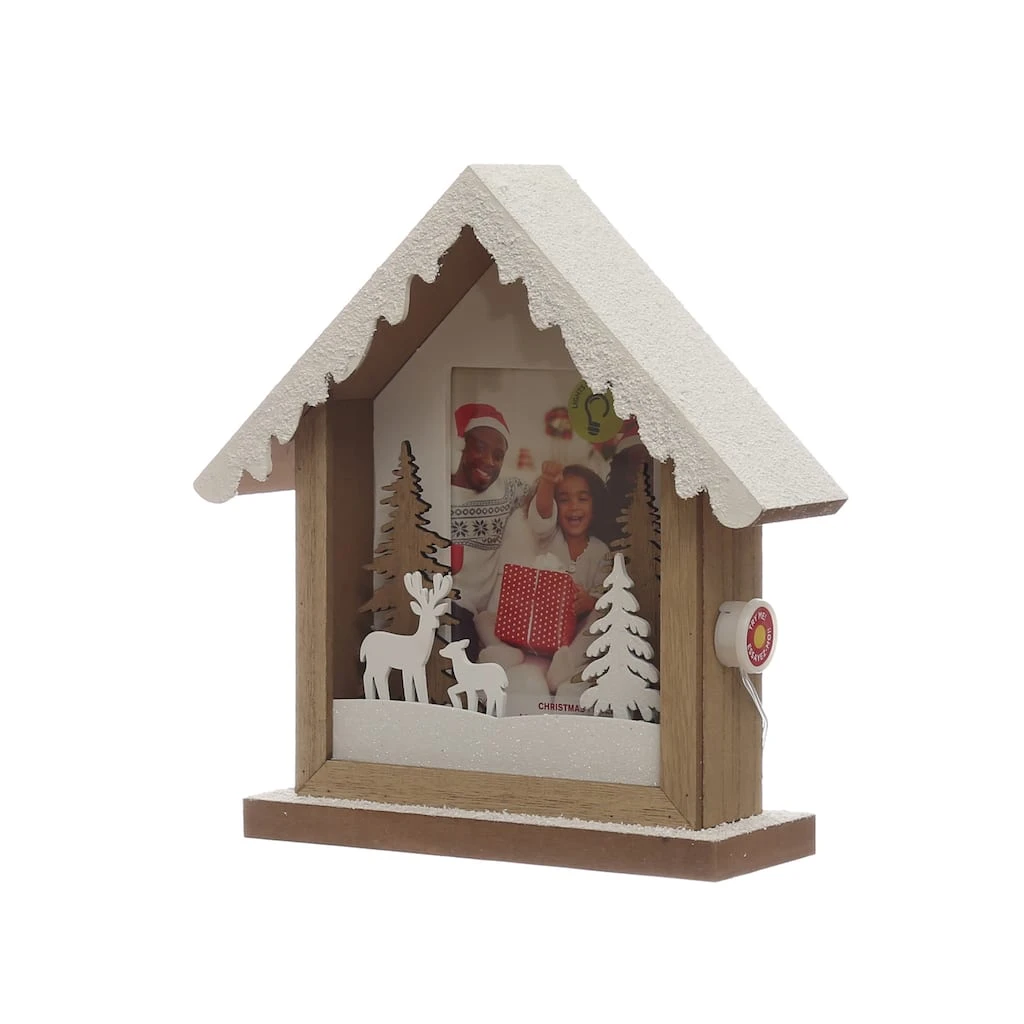 Buy π Christmas Cabin 4" x 6" LED Tabletop Frame by Studio Décor® by Studio Decor π 3 Buy π Christmas Cabin 4" x 6" LED Tabletop Frame by Studio Décor® by Studio Decor π - Image 3