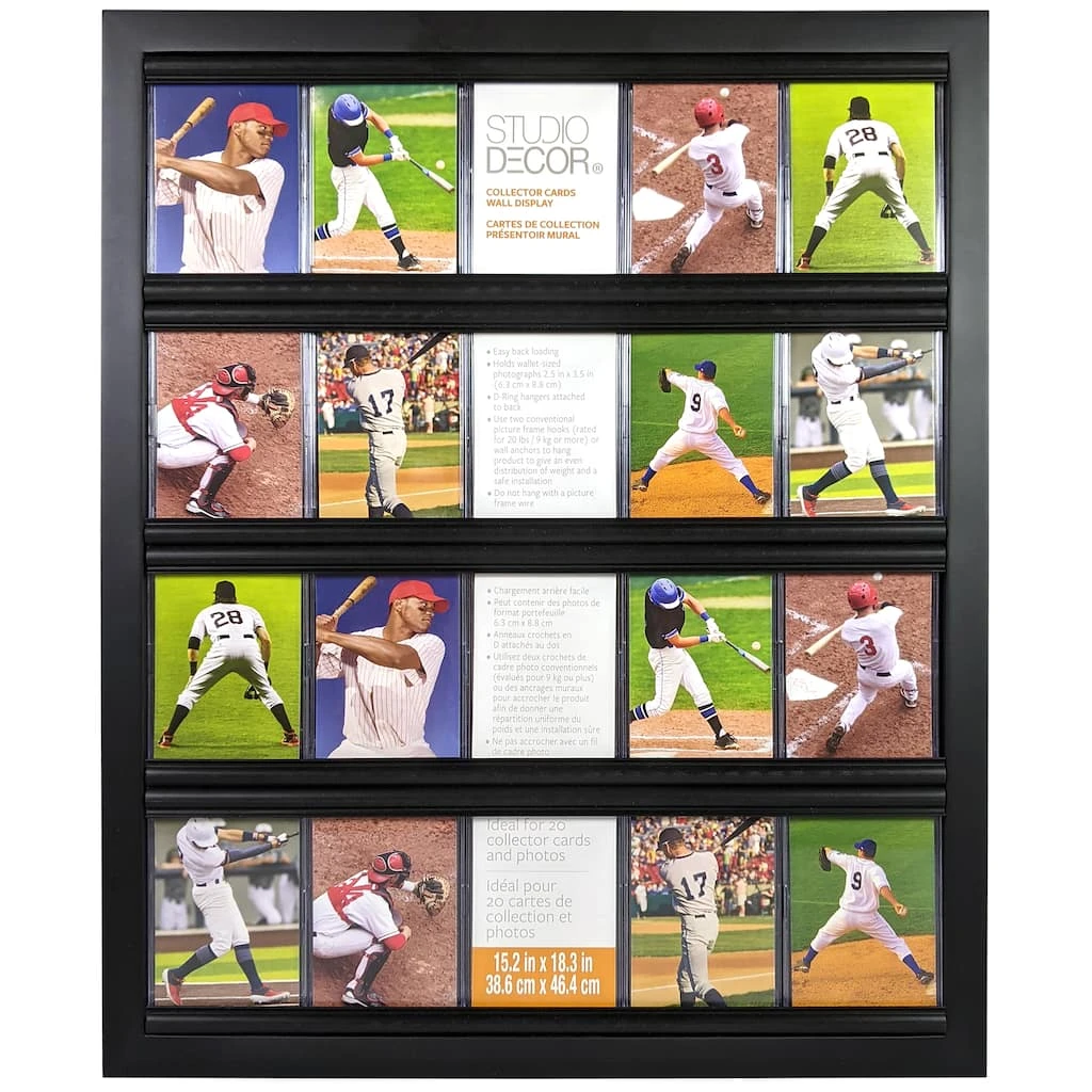 Deals ❤️ 6 Pack: Collector Sports Card Wall Display Frame by Studio Décor® by Studio Decor 🥰 1 Deals ❤️ 6 Pack: Collector Sports Card Wall Display Frame by Studio Décor® by Studio Decor 🥰