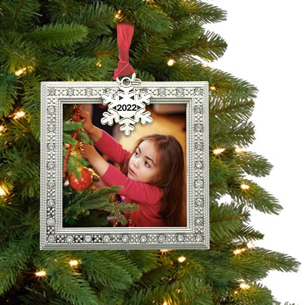 Buy π₯° Silver Decorative 2022 Square Ornament Frame with Snowflake by Studio Décor® by Studio Decor π― 2 Buy π₯° Silver Decorative 2022 Square Ornament Frame with Snowflake by Studio Décor® by Studio Decor π― - Image 2