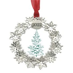 Best reviews of 💯 Silver 2022 Snowflake Round Ornament Frame by Studio Décor® by Studio Decor 😍