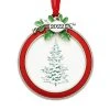 Buy ✔️ Red & Green Holly 2022 Round Ornament Frame by Studio Décor® by Studio Decor ⌛