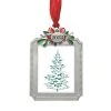 Buy 🌟 Silver & Red Bow 2022 Rectangle Ornament Frame by Studio Décor® by Studio Decor 💯