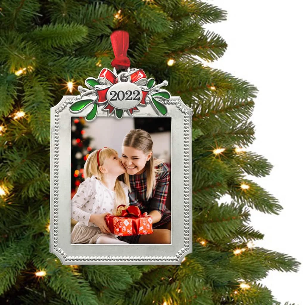 Buy π Silver & Red Bow 2022 Rectangle Ornament Frame by Studio Décor® by Studio Decor π― 2 Buy π Silver & Red Bow 2022 Rectangle Ornament Frame by Studio Décor® by Studio Decor π― - Image 2