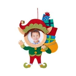 Discount 🎉 Elf 2.5" Felt Frame, 👏 Christmas by Studio Décor® by Studio Decor ✨