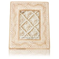 Cheapest ❤️ White Stone Picture Frame by Studio Décor® by Studio Decor ✨