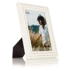 Promo 🎉 White Beaded Picture Frame by Studio Décor® by Studio Decor ✔️ -Studio Decor shop 10705015 6