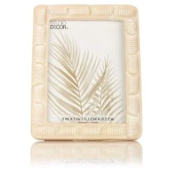 Hot Sale ⌛ White Stone Natural Textured Picture Frame by Studio Décor® by Studio Decor 🎁